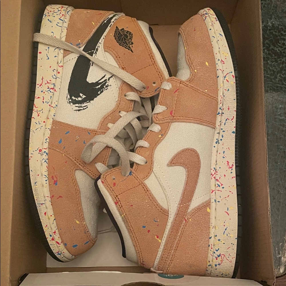 Jordan Air Mid SE - Sail, Black, Cider, Chile Red